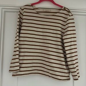 Sezane Mariniere Colette in Ecru/Camel